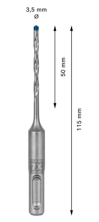 Wiertło Bosch EXPERT SDS plus-7X - uchwyt SDS plus