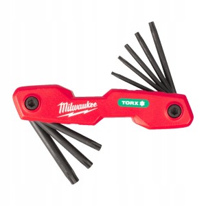 MILWAUKEE ZESTAW SKŁADANYCH KLUCZY TORX TX 8 szt