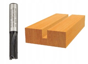 BOSCH FREZ DO DREWNA DO WPUSTÓW DWUOSTRZOWY średnica 9mm, uchwyt 8mm