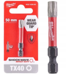 MILWAUKEE BIT UDAROWY KOŃCÓWKA SHOCKWAVE TX40 50mm