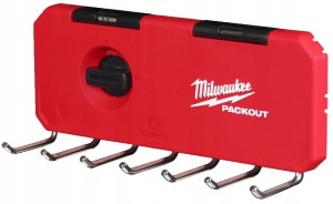 MILWAUKEE HAKI DO PRZECHOWYWANIA PACKOUT ZESTAW 7 HACZYKÓW W JEDNYM UCHWYT