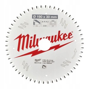 MILWAUKEE TARCZA PIŁA WIDIOWA 190 mm DO ALUMINIUM