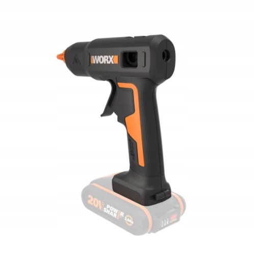 Precyzyjna dysza zapobiegająca kapaniu oraz wskaźnik nagrzewania LED w pistoletach WORX WX045.9