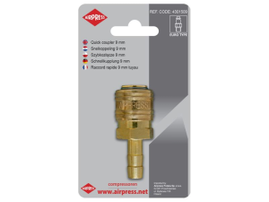 ZŁĄCZKA Z WTYKIEM NA WĄŻ 9mm AIRPRESS TYP EURO