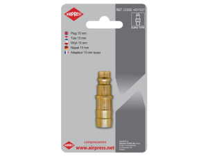 WTYK NA WĄŻ 13mm AIRPRESS TYP EURO