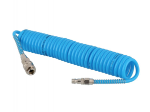 WĄŻ PNEUMATYCZNY SPIRALNY UZBROJONY AIRPRESS 8x5mm 5m