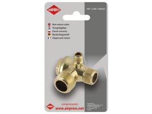 ZAWÓR ZWROTNY AIRPRESS 1/2" x 3/8" x 1/8"