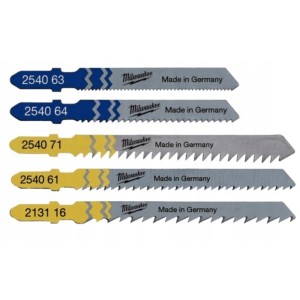 MILWAUKEE ZESTAW BRZESZCZTÓW DO WYRZYNARKI DO DREWNA I METALU  5 szt.