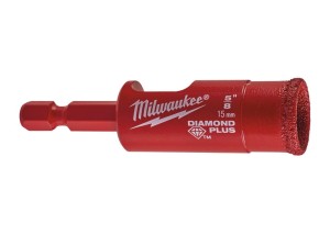 MILWAUKEE WIERTŁO DO PŁYTEK ¼" WIERCENIE NA MOKRO / SUCHO 15 mm 