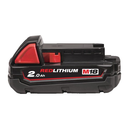 Widok boczny Milwaukee Akumulator M18 18V 2.0 Ah