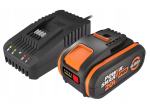 WORX ZESTAW AKUMULATOR 20V 4.0Ah PRO ORAZ ŁADOWARKA 20V WA3614