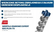 Do 3x dłuższa żywotność w betonie zbrojonym dzięki technologii Bosch Carbide Technology 2608900182