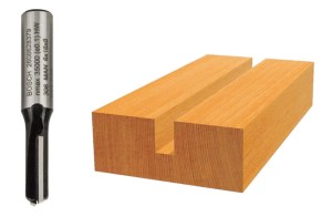 BOSCH FREZ DO DREWNA  DO WPUSTÓW DWUOSTRZOWY średnica 6mm, uchwyt 8mm