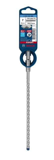 Oryginalne opakowanie wiertła do żelbetu Bosch EXPERT SDS Plus-7X 7 x 150/215 mm 2608900085