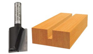 BOSCH FREZ DO DREWNA DO WPUSTÓW DWUOSTRZOWY  średnica 22mm, uchwyt 8mm