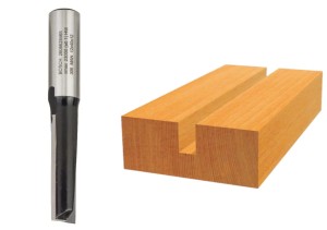 BOSCH FREZ DO DREWNA  DO WPUSTÓW WYDŁUŻONY DWUOSTRZOWY średnica 12mm, uchwyt 12mm