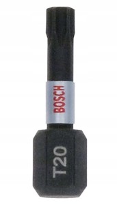 BOSCH BIT UDAROWY KOŃCÓWKA IPMACT CONTROL T20 25mm  1szt