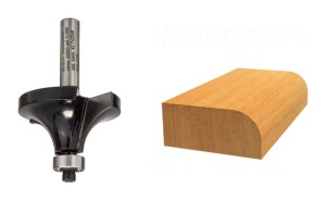 BOSCH FREZ DO DREWNA DO ZAOKRĄGLEŃ Z ŁOŻYSKIEM R15  średnica 42,7mm  uchwyt 8mm