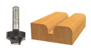 BOSCH FREZ DO DREWNA KSZTAŁTOWY Z ŁOZYSKIEM R 6,3   średnica 25,4mm   uchwyt 8mm