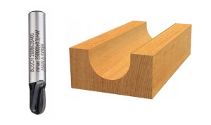 BOSCH FREZ PROMIENIOWY WYPUKŁY średnica 6,4mm uchwyt 6mm