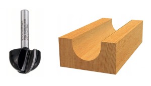 BOSCH FREZ PROMIENIOWY WYPUKŁY średnica 25,4mm uchwyt 6mm