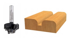 BOSCH FREZ DO WPUSTÓW DWUOSTRZOWY średnica 25,4mm  uchwyt 6mm