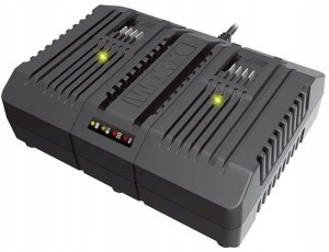 WORX ŁADOWARKA AKU PODWÓJNA 20V 2x2.0A WA3883