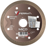 FERRATi TARCZA DIAMENTOWA TNĄCA 125 MM MICO 22,23 CERAMICA GRES F20108