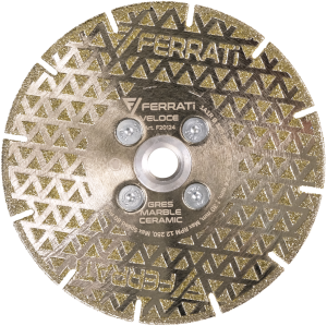 FERRATi TARCZA TNĄCA I SZLIFUJĄCA Z NASYPEM DIAMENTOWYM 125 MM VELOCE 22,23  F20124