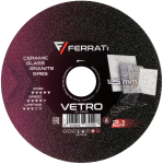 FERRATi TARCZA TNĄCA SZLIFUJĄCA DIAMENT 125 MM VETRO 22,23 CERAMIKA SZKŁO F20123