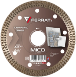 FERRATi TARCZA DIAMENTOWA TNĄCA 115 MM MICO 22,23 CERAMICA GRES F20107