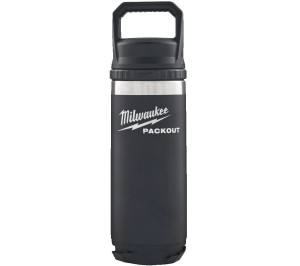 MILWAUKEE BUTELKA TERMICZNA Z POKRYWĄ CZARNA KUBEK  532 ML PACKOUT