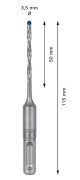 wiertło SDS plus-7X 3,5mmx50x115 Zastosowanie: beton, beton zbrojony, żelbet