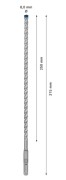 4-ostrzowa pełnowęglikowa głowica wiertła do żelbetu Bosch EXPERT SDS Plus-7X 8 mm