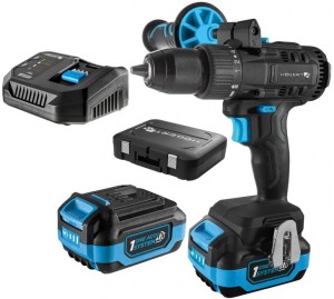 HOGERT ZESTAW WIERTARKO WKRĘTARKA AKUMULATOR 2 x 4Ah 18V WALIZKA HT2E222