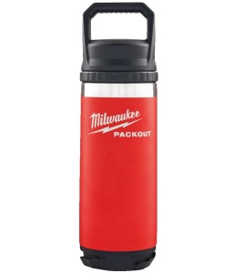 MILWAUKEE BUTELKA TERMICZNA Z POKRYWĄ CZERWONA KUBEK 532 ML PACKOUT