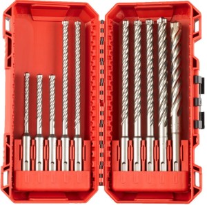 MILWAUKEE ZESTAW WIERTEŁ SDS+ MX4 WIERTŁO 10 szt