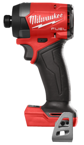 Boczna sylwetka zakrętarki udarowej Milwaukee M18 FID3 o ultrakrótkim korpusie o długości zaledwie 113 mm