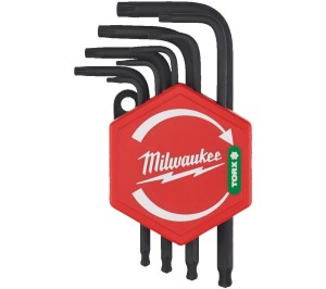 MILWAUKEE ZESTAW KLUCZY TORX W KSZTAŁCIE LITERY L 9 szt.
