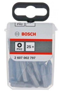 BOSCH BIT KOŃCÓWKA EXTRA HARD PH2 25mm  25szt. 