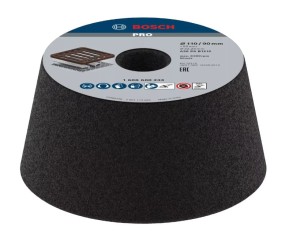 BOSCH KAMIEŃ SZLFIERSKI STOŻKOWY G36 110mm Szlifowanie Metal Odlewy Żeliwo