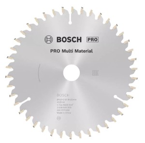 BOSCH tarcza piła aluminium Multi Material 160x20/16mm Laminat MDF