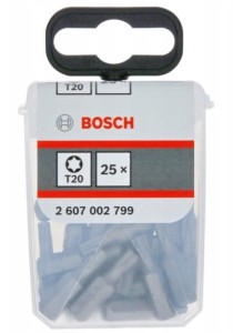 BOSCH BIT KOŃCÓWKA EXTRA HARD T20 25mm  25szt.