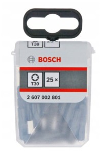 BOSCH BIT KOŃCÓWKA EXTRA HARD T30 25mm 25 szt.