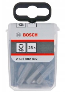 BOSCH BIT KOŃCÓWKA EXTRA HARD T40 25mm  25szt.