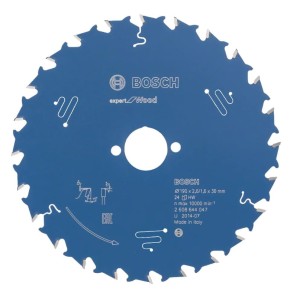 BOSCH TARCZA PIŁA  WIDIOWA Expert for Wood  190x30mm  24z  Panel 