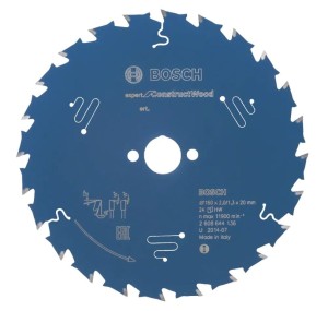 BOSCH TARCZA PIŁA Expert for Construct Wood 160x20mm 24z Drewno