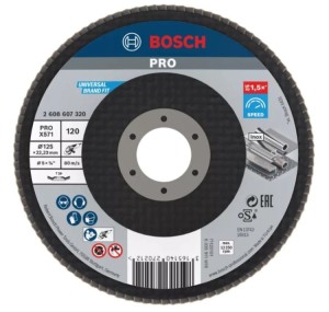 BOSCH TARCZA LISTKOWA LAMELKA DO METALU 125mm G120 szybka stabilna