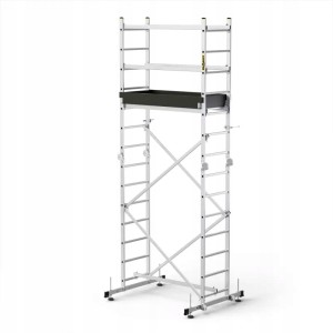 DRABEST Rusztowanie aluminiowe drabinowe HECTOR PRO 200kg