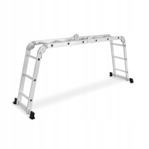 DRABEST Drabina przegubowa aluminiowa uniwersalna wielofunkcyjna 4x3 125kg